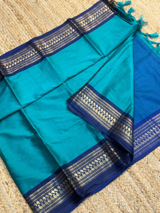 Cotton Silk Sarees with Jacquard Borders – 50 AED