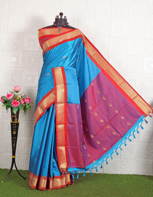 Cotton Silk Sarees with Jacquard Borders – 50 AED
