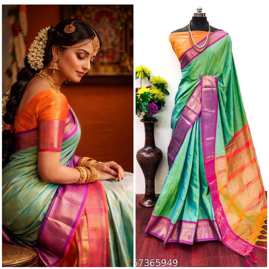 Cotton Silk Sarees with Jacquard Borders – 50 AED