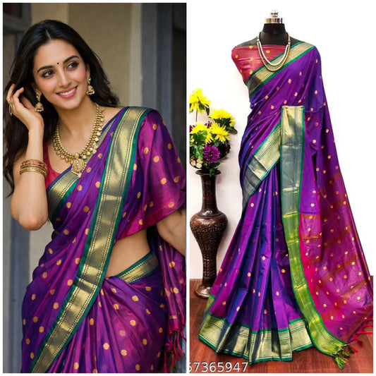 Cotton Silk Sarees with Jacquard Borders – 50 AED