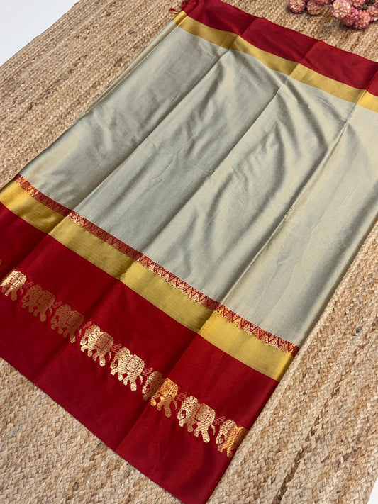 Cotton Silk Sarees with Jacquard Borders – 50 AED
