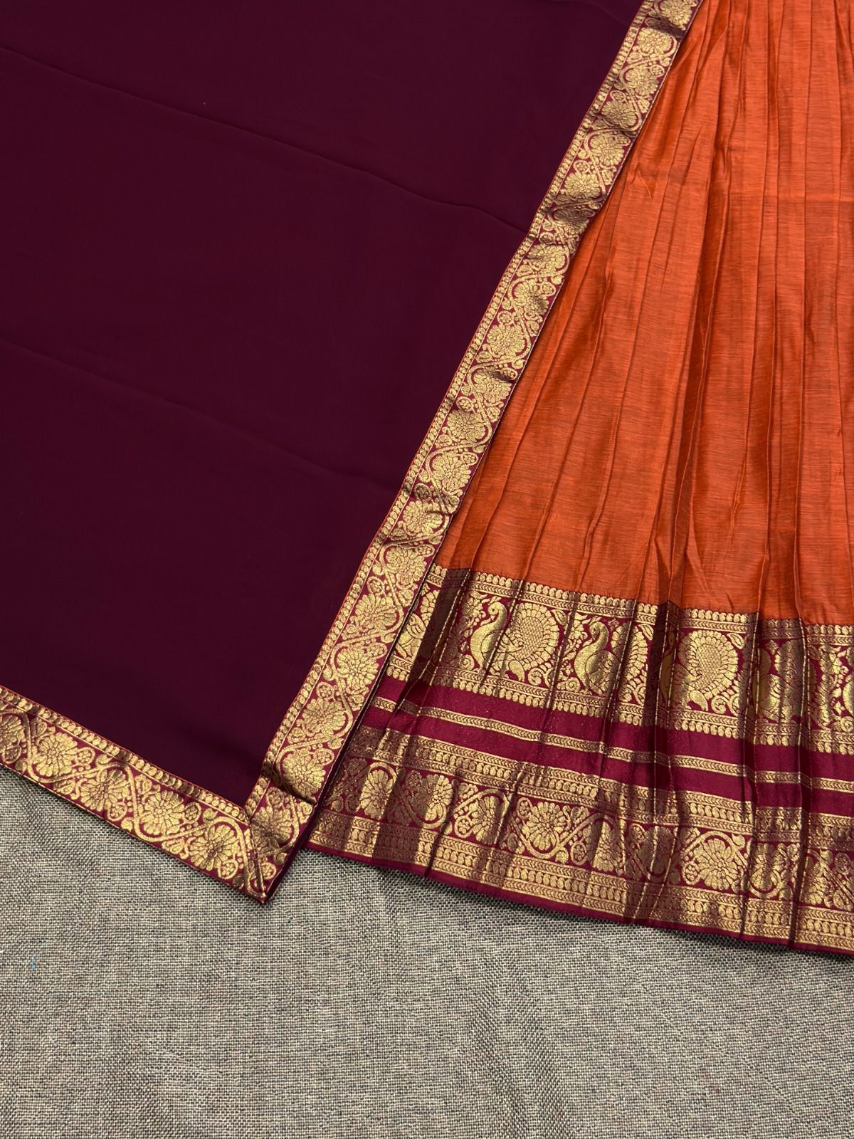 Kanchi Cotton Silk Readymade Lehenga Set – 99 AED