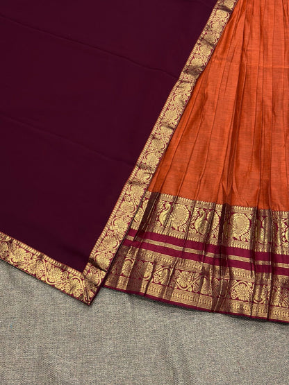 Kanchi Cotton Silk Readymade Lehenga Set – 99 AED