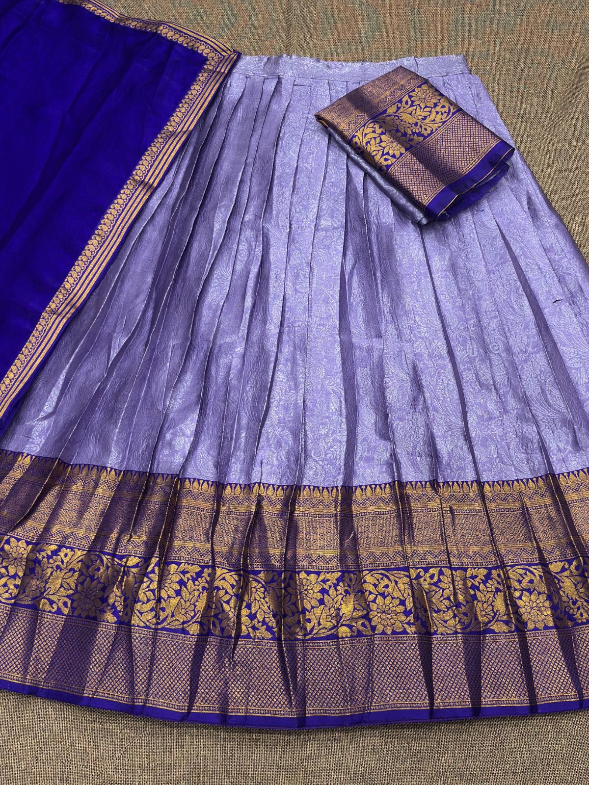 Kanchi Cotton Silk Readymade Lehenga Set – 99 AED