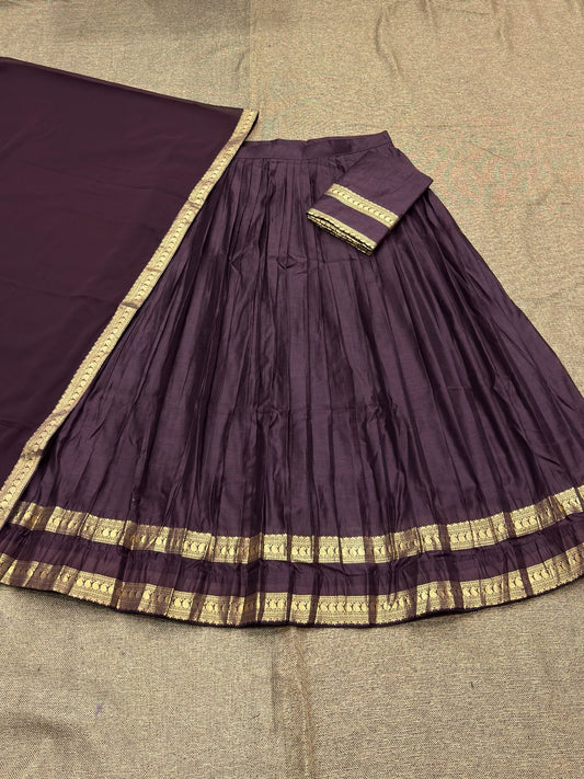 Kanchi Cotton Silk Readymade Lehenga Set – 99 AED