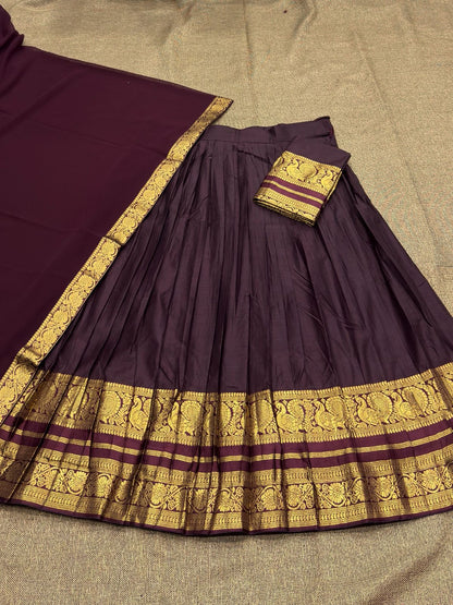 Kanchi Cotton Silk Readymade Lehenga Set – 99 AED