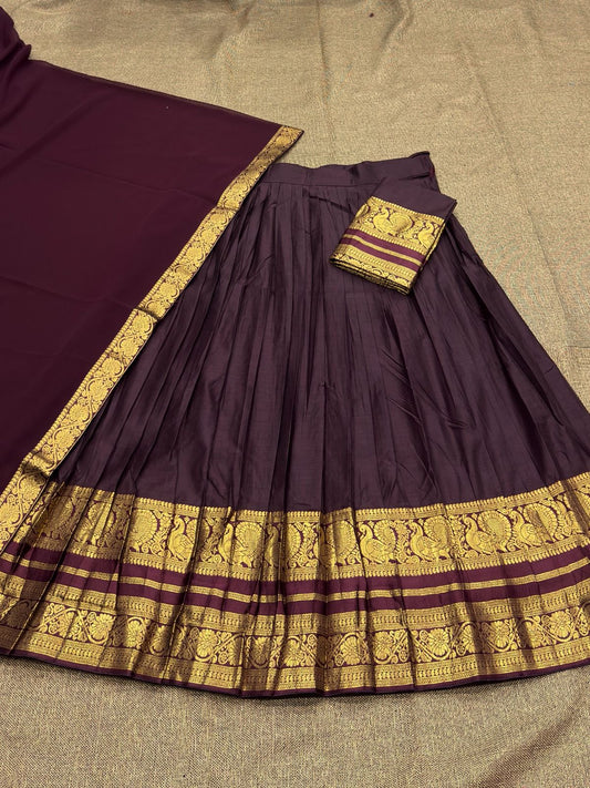 Kanchi Cotton Silk Readymade Lehenga Set – 99 AED