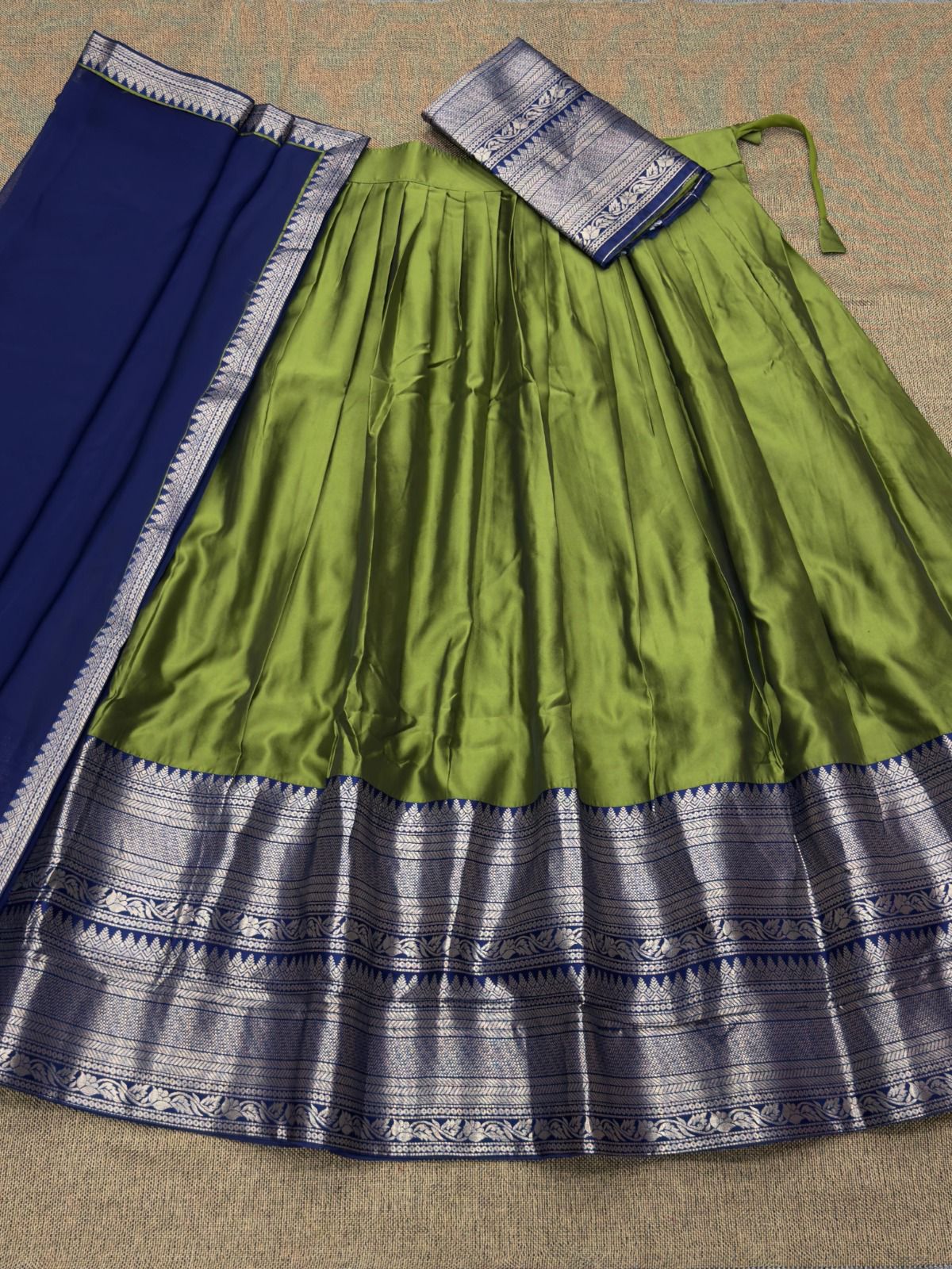 Kanchi Cotton Silk Readymade Lehenga Set – 99 AED