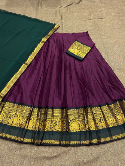 Kanchi Cotton Silk Readymade Lehenga Set – 99 AED