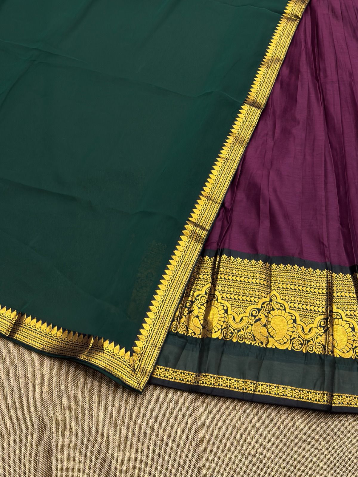 Kanchi Cotton Silk Readymade Lehenga Set – 99 AED