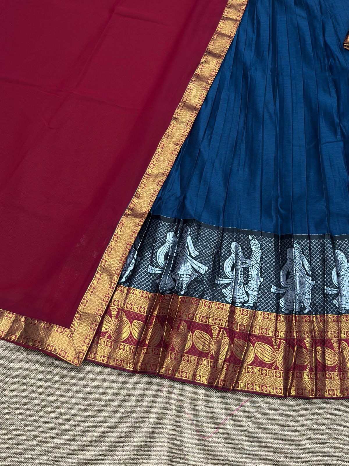 Kanchi Cotton Silk Readymade Lehenga Set – 99 AED