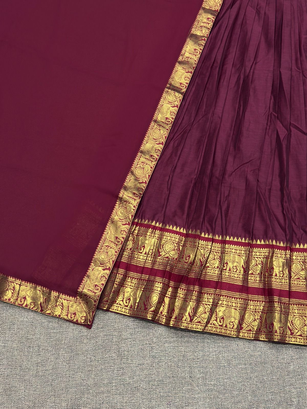 Kanchi Cotton Silk Readymade Lehenga Set – 99 AED