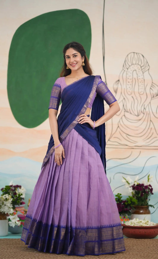 Kanchi Cotton Silk Readymade Lehenga Set – 99 AED