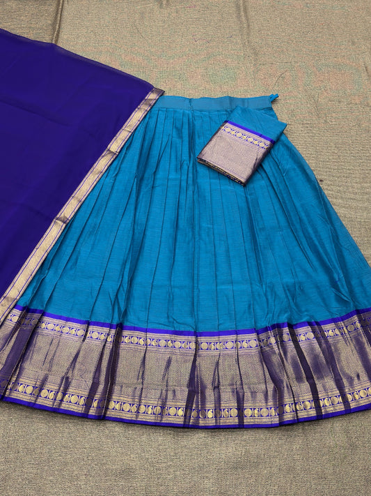 Kanchi Cotton Silk Readymade Lehenga Set – 99 AED