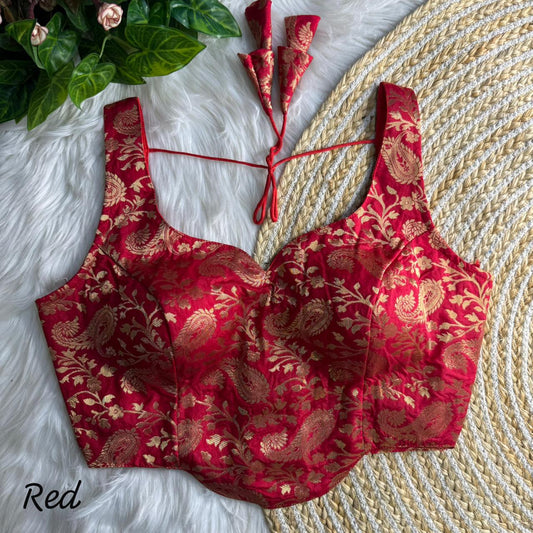 Banarasi Brocade Silk Blouse – 50 AED
