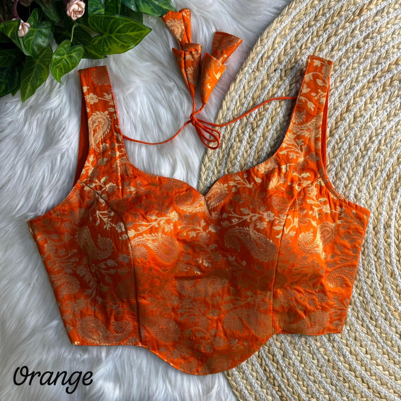 Banarasi Brocade Silk Blouse – 50 AED