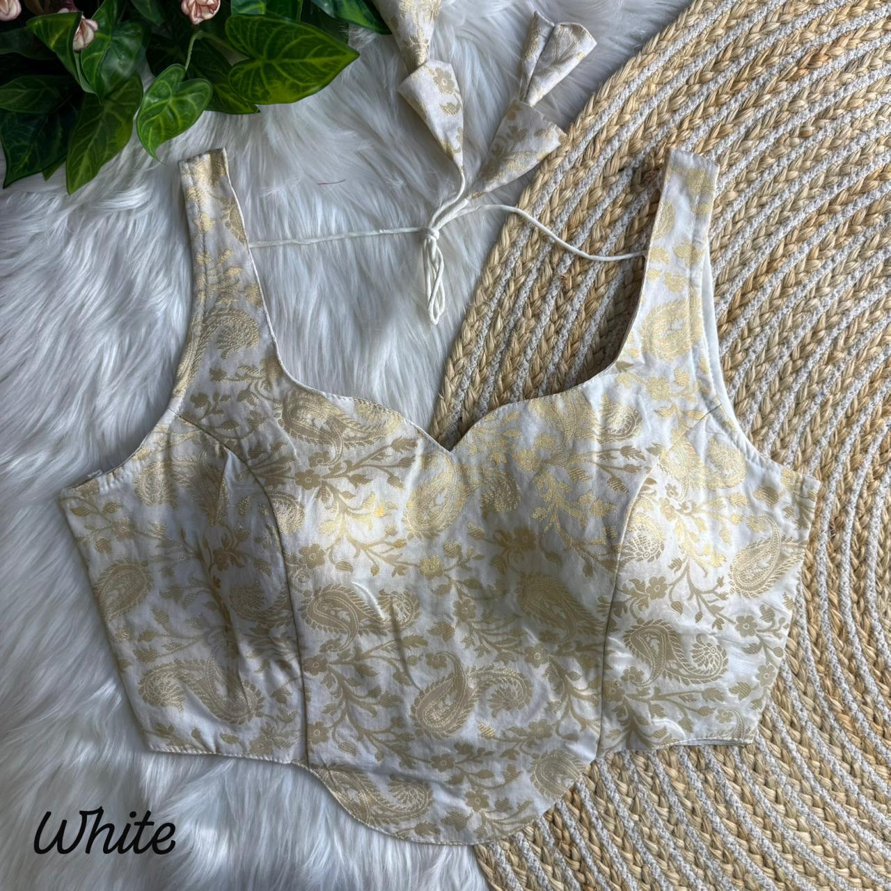 Banarasi Brocade Silk Blouse – 50 AED