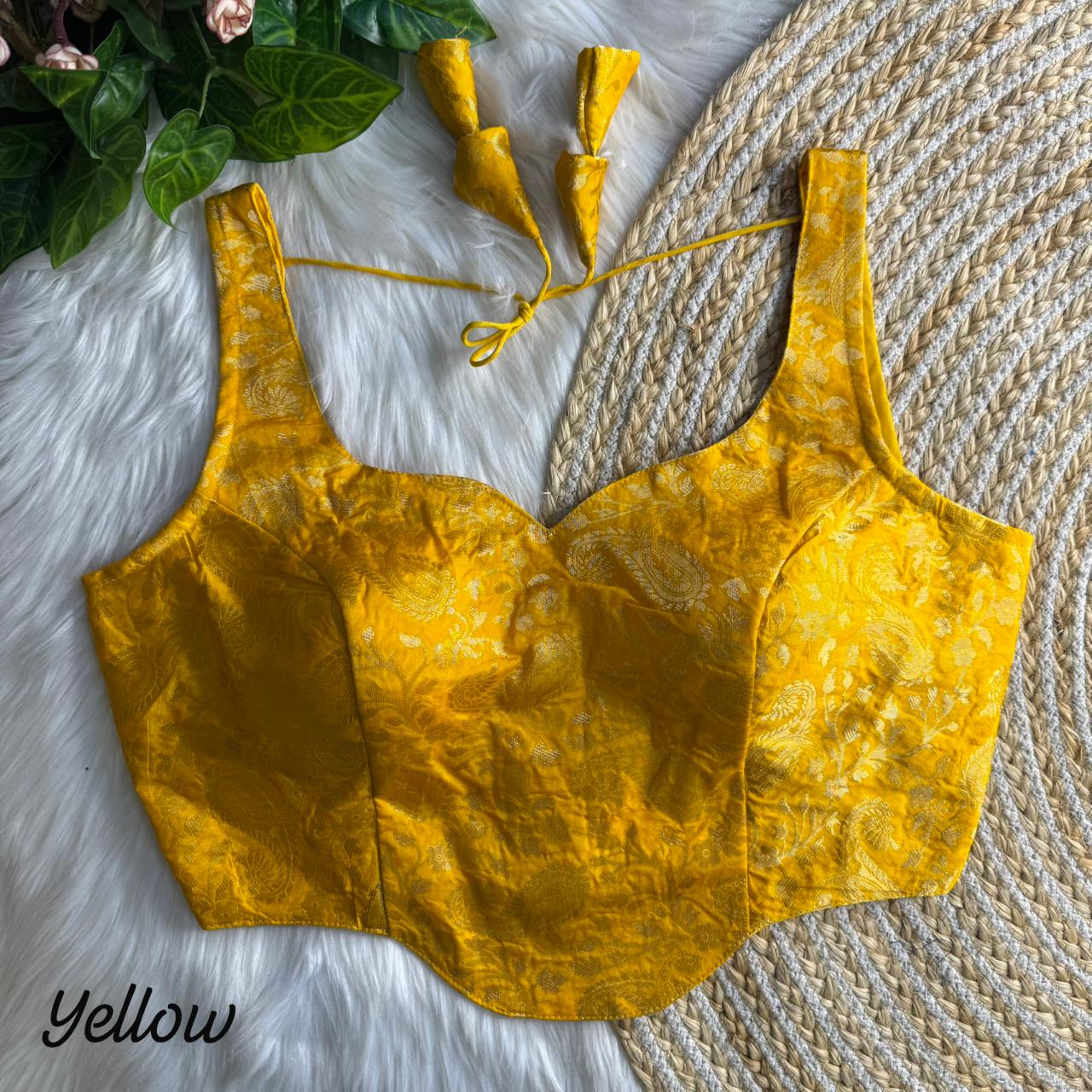 Banarasi Brocade Silk Blouse – 50 AED