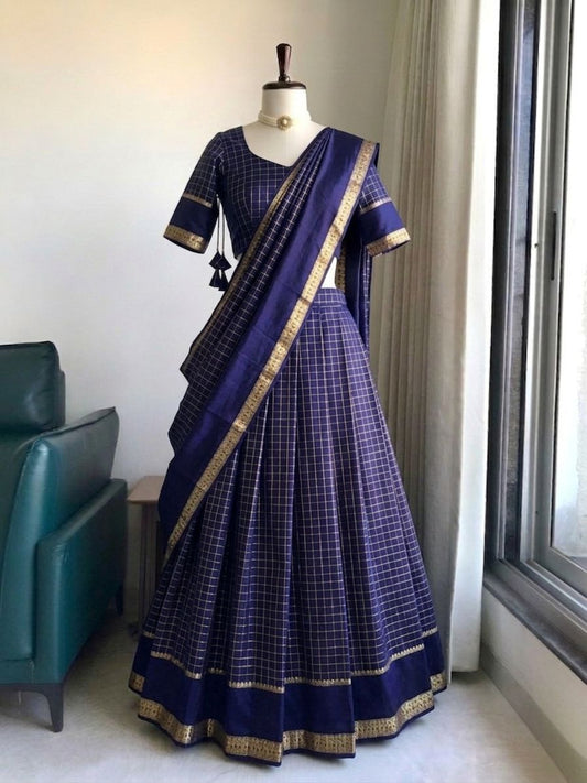 Georgette Viscose Readymade Lehenga Set – 99 AED