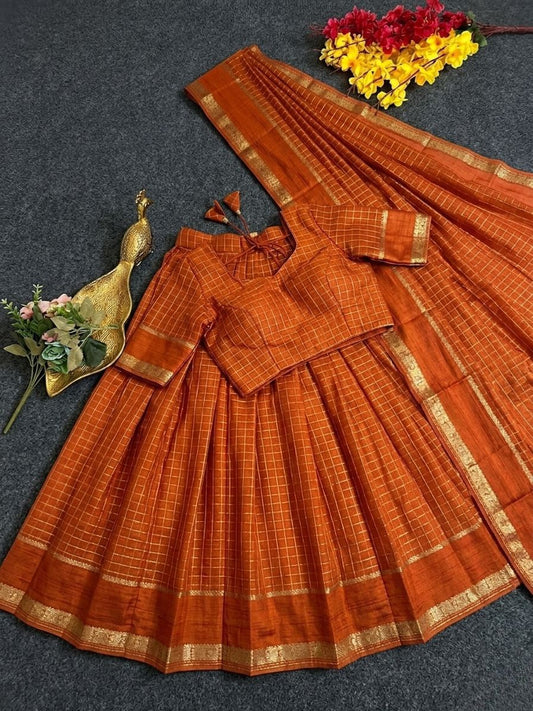 Georgette Viscose Readymade Lehenga Set – 99 AED