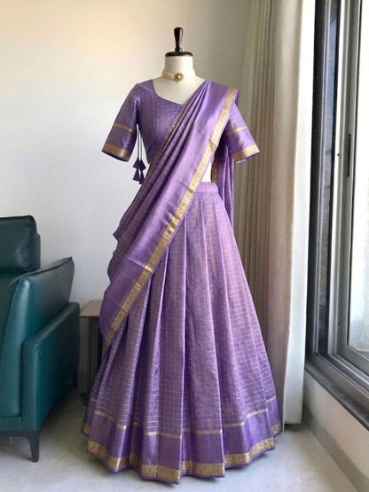 Georgette Viscose Readymade Lehenga Set – 99 AED