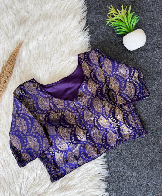 Side Elastic Stretchable Blouse – 50 AED