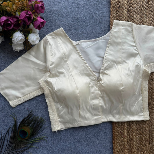 Side Elastic Stretchable Blouse – 50 AED