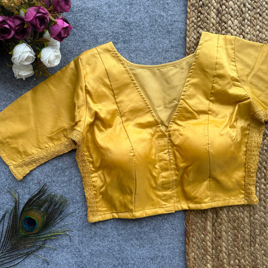 Side Elastic Stretchable Blouse – 50 AED