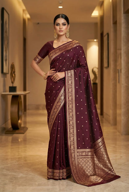 Soft Semi Silk Saree – 99 AED