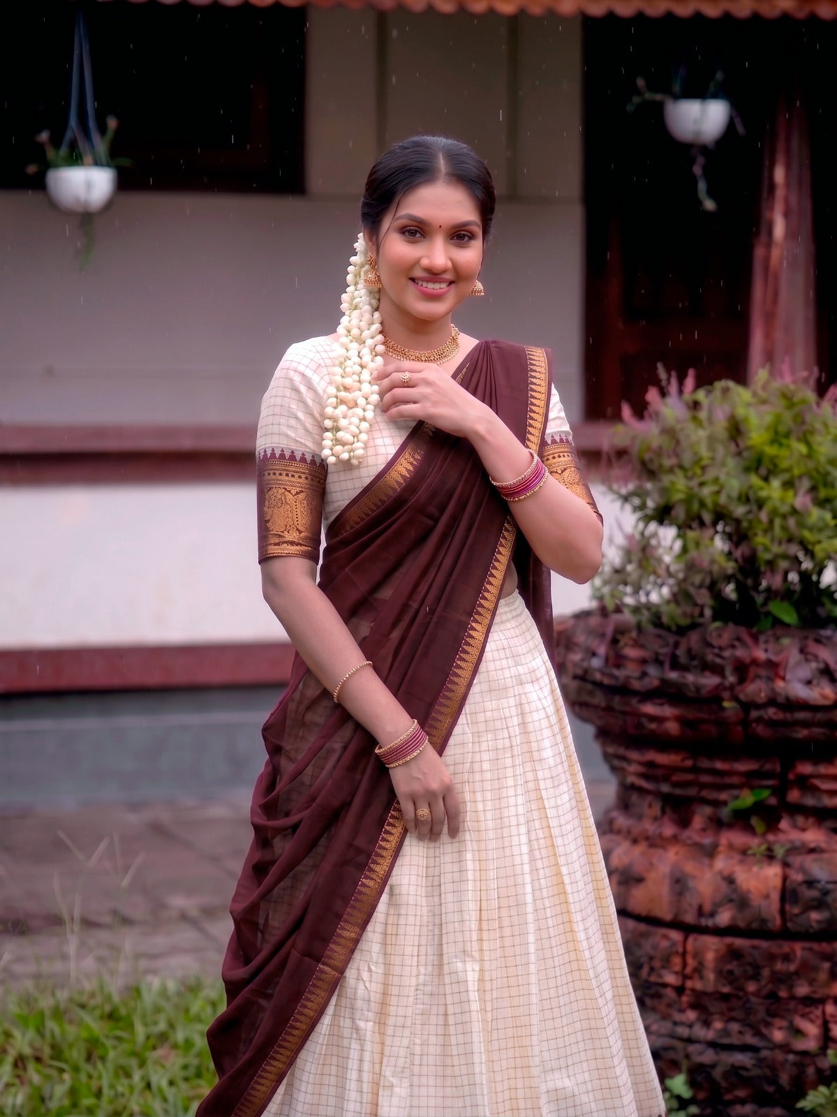Jacquard Silk Readymade Dhavani / Half Saree Collection – 99 AED