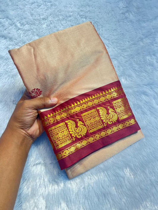 Aura Cotton Silk Weaving Saree – 59 AED
