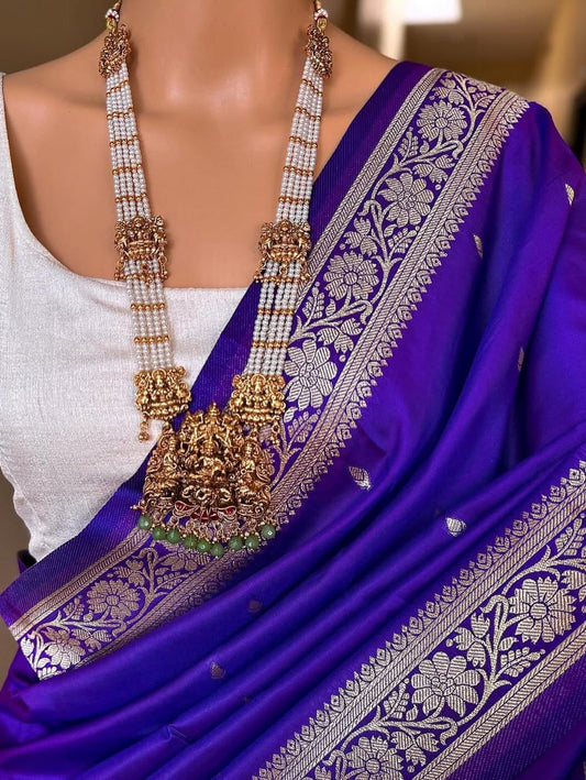 Soft Banarasi Silk Weaving Saree – 99 AED