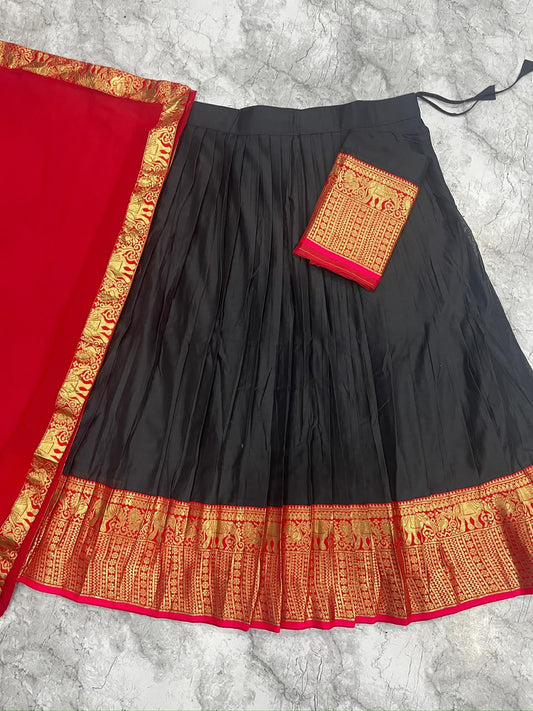 Cotton Silk Readymade Dhavani / Half Saree Collection – 99 AED
