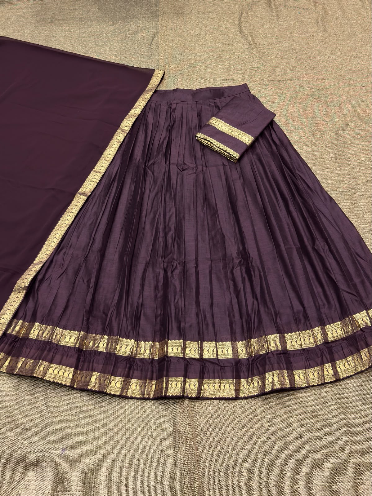 Cotton Silk Readymade Dhavani / Half Saree Collection – 99 AED