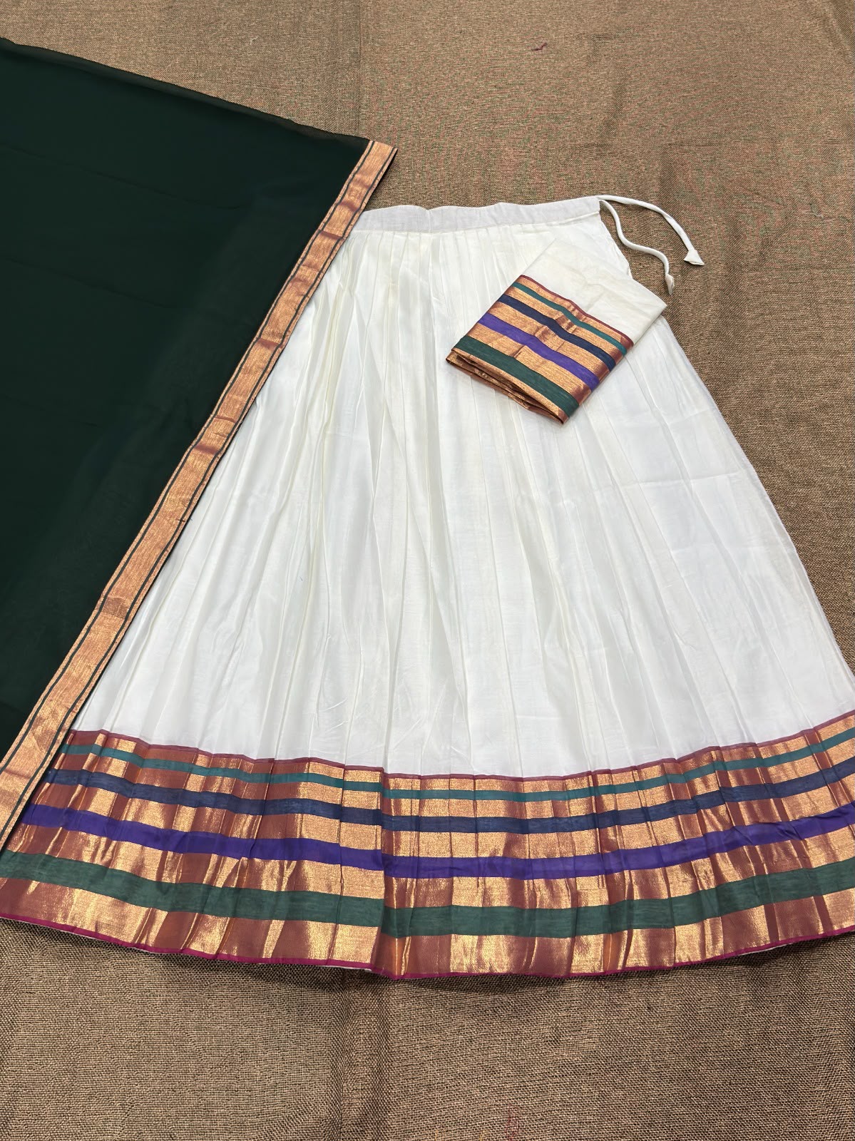 Cotton Silk Readymade Dhavani / Half Saree Collection – 99 AED