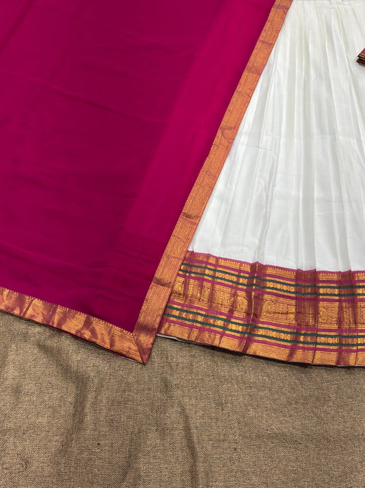 Cotton Silk Readymade Dhavani / Half Saree Collection – 99 AED
