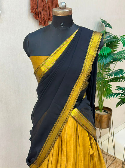 Cotton Silk Readymade Dhavani / Half Saree Collection – 99 AED
