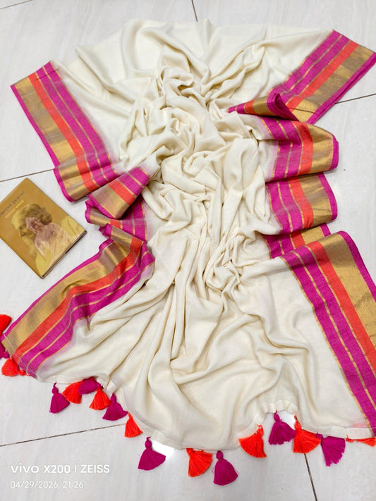 Mul Cotton Saree – 79 AED