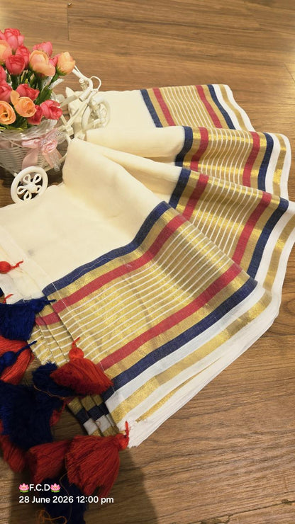 Mul Cotton Saree – 79 AED