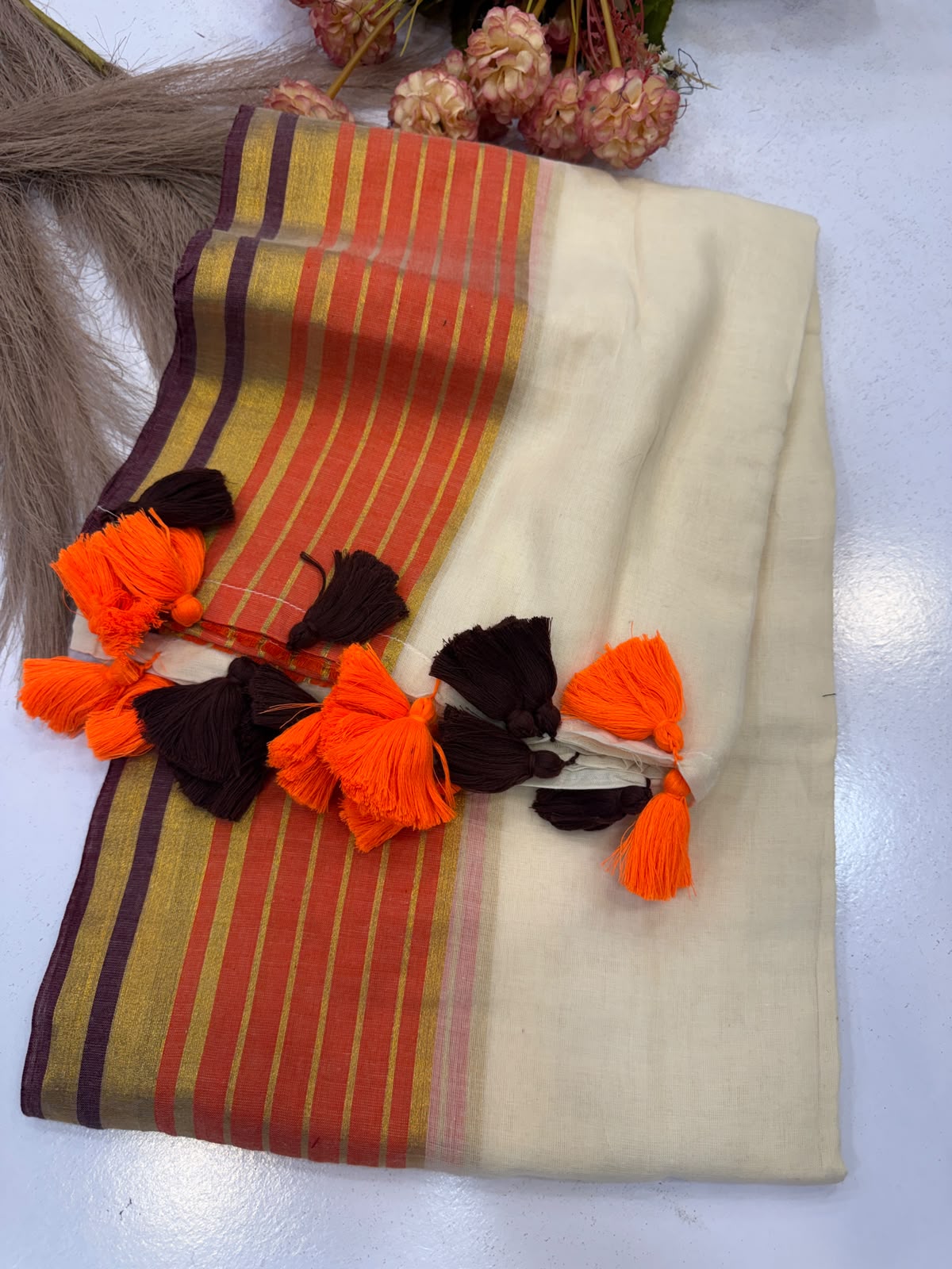 Mul Cotton Saree – 79 AED