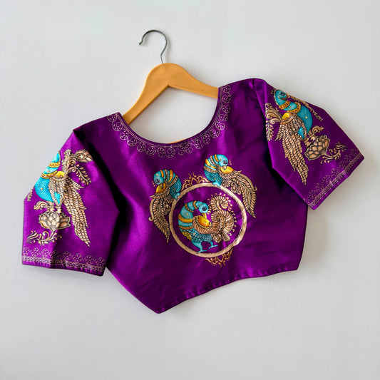 Bead Handwork Readymade Blouse – 50 AED