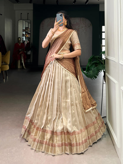 Duphion Silk Readymade Dhavani / Half Saree Collection – 115 AED