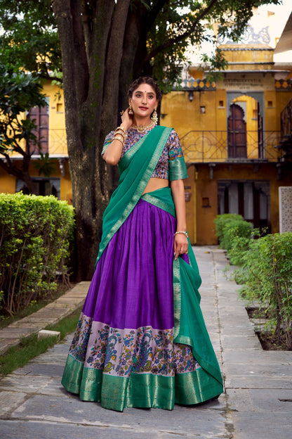 Dola Silk Readymade Dhavani / Half Saree Collection – 99 AED