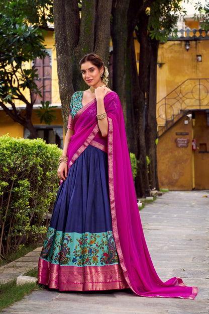 Dola Silk Readymade Dhavani / Half Saree Collection – 99 AED