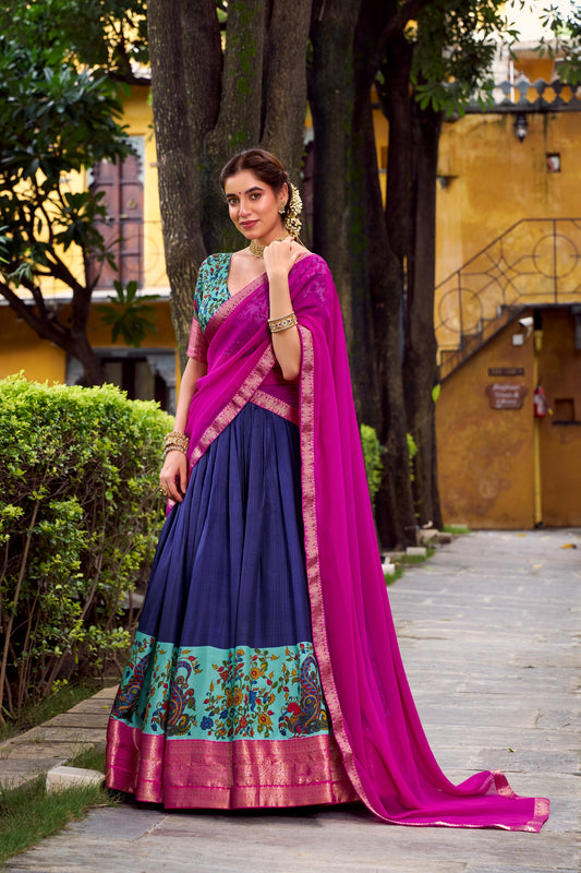 Dola Silk Readymade Dhavani / Half Saree Collection – 99 AED