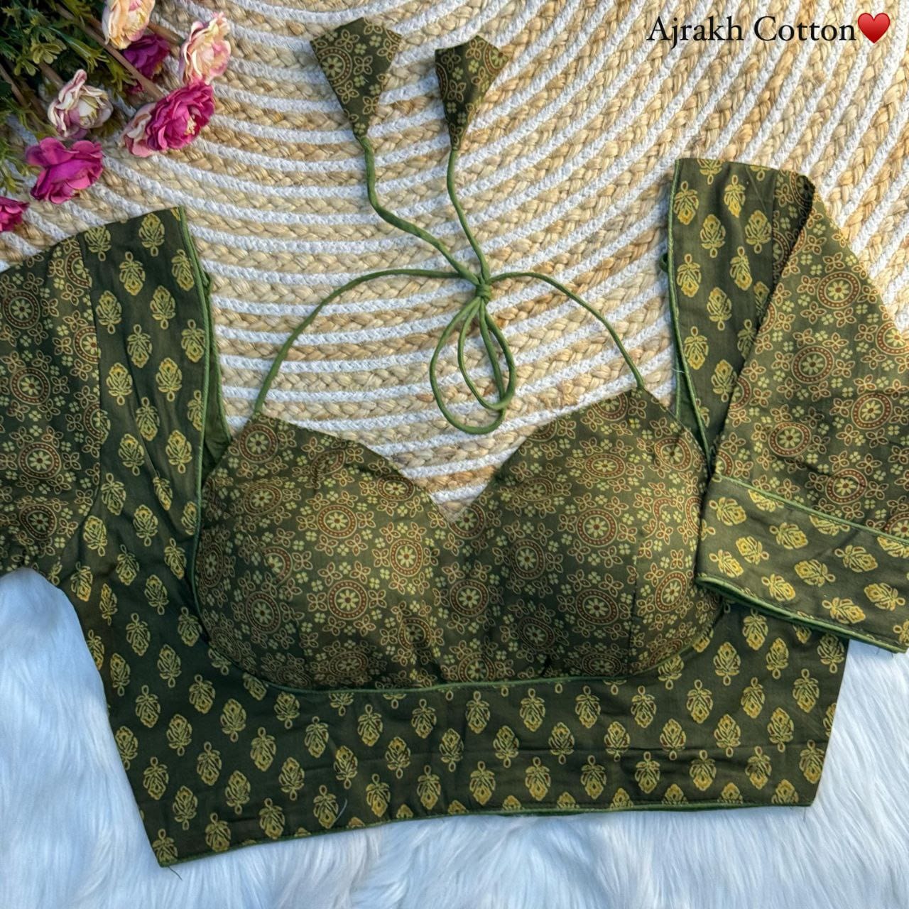 Madhubala Readymade Halter Neck Blouse – 50 AED