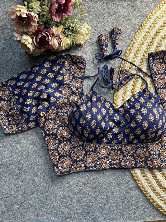 Madhubala Readymade Halter Neck Blouse – 50 AED