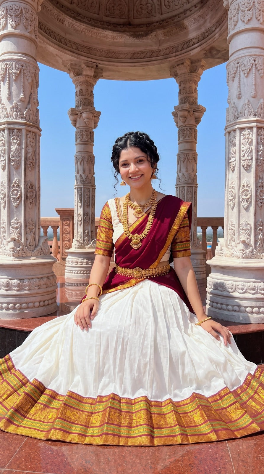Mul Chanderi Cotton Readymade Dhavani Collection – 99 AED