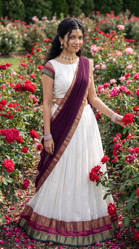 Mul Chanderi Cotton Readymade Dhavani Collection – 99 AED