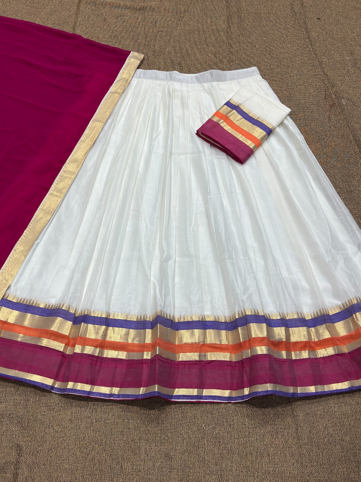 Mul Chanderi Cotton Readymade Dhavani Collection – 99 AED